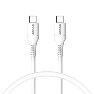 Accezz USB-C naar USB-C kabel - 0,2 meter - Wit