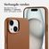 Accezz MagSafe Leather Backcover iPhone 15 - Sienna Brown