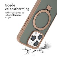 Accezz Ring Stand Backcover met MagSafe Apple iPhone 15 Pro - Brown