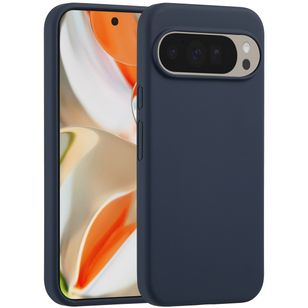 Accezz Liquid Silicone Backcover Google Pixel 10 Pro XL - Donkerblauw