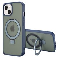 Accezz Ring Stand Backcover met MagSafe iPhone 13 - Blue