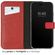 Selencia Echt Lederen Bookcase iPhone 14 Pro - Rood