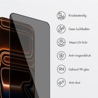 Accezz Gehard Glas Privacy Screenprotector + Applicator Apple iPhone 17 Pro Max