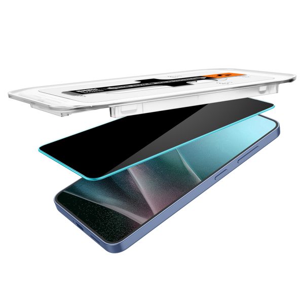 Spigen GLAStR Privacy EZ Fit Screenprotector + Applicator Samsung Galaxy S24 / S25