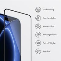 Accezz Gehard Glas Screenprotector met Applicator - 2-pack Apple iPhone 18 Pro / 17 Pro