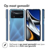 Accezz Clear Backcover Xiaomi Poco X4 Pro 5G - Transparant