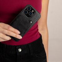 Selencia Riva Backcover met Pashouder Samsung Galaxy S26 Ultra - Zwart