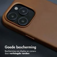 Accezz Vintage Leather MagSafe Backcover Apple iPhone 16 Pro Max - Tabacco Cognac