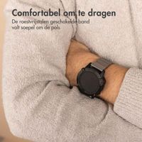 Accezz Mat Titanium bandje voor de Garmin Quickfit 26mm - Titanium