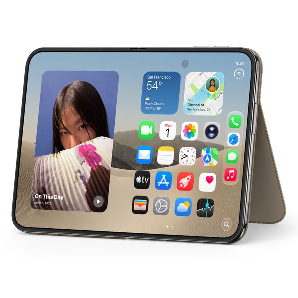 Apple Folio met standaard Apple iPhone Duo - Taupe