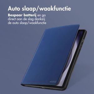 Accezz Classic Tablet Case Samsung Galaxy Tab A9 Plus  - Donkerblauw