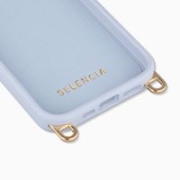 Selencia Rivièra MagSafe Backcover met afneembare haakjes Apple iPhone 17e / 16e - Powder Blue