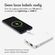 Accezz Powerbank 10.000 mAh met geïntegreerde kabels - Wit