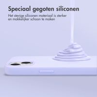 Accezz Liquid Silicone Backcover met MagSafe iPhone 15 Plus - Paars