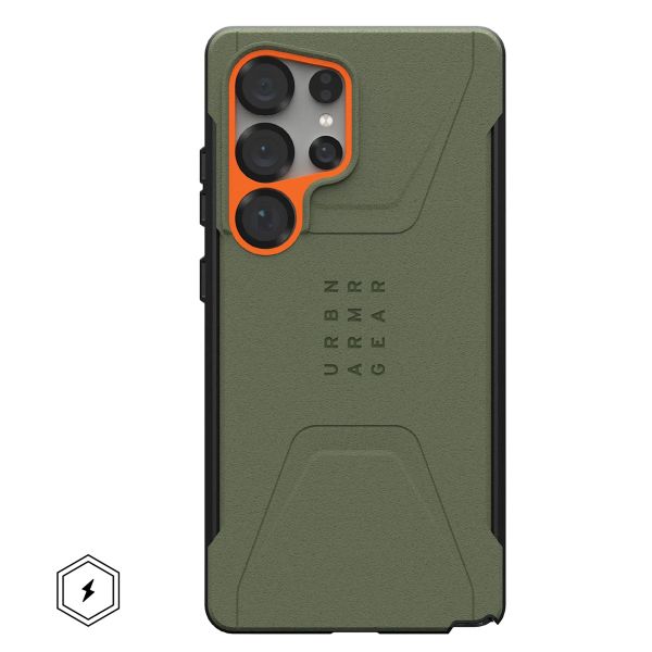 UAG Civilian Backcover MagSafe Samsung Galaxy S25 Ultra - Drab / Orange