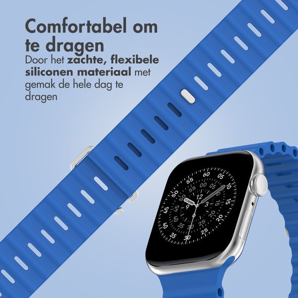 Accezz Ocean bandje Apple Watch | 38/40/41/42 mm - Royal Blue