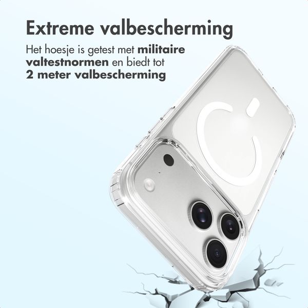 Accezz Xtreme Impact Backcover met MagSafe Apple iPhone 18 Pro Max / 17 Pro Max - Transparant