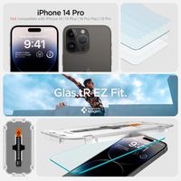 Spigen GLAStR EZ Fit Screenprotector + Applicator 2-pack Apple iPhone 14 Pro