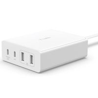 Belkin Boost↑Charge™ GaN Pro Adapter 4 poorts - USB -A (2x) en USB-C (2x) - 108W - Wit