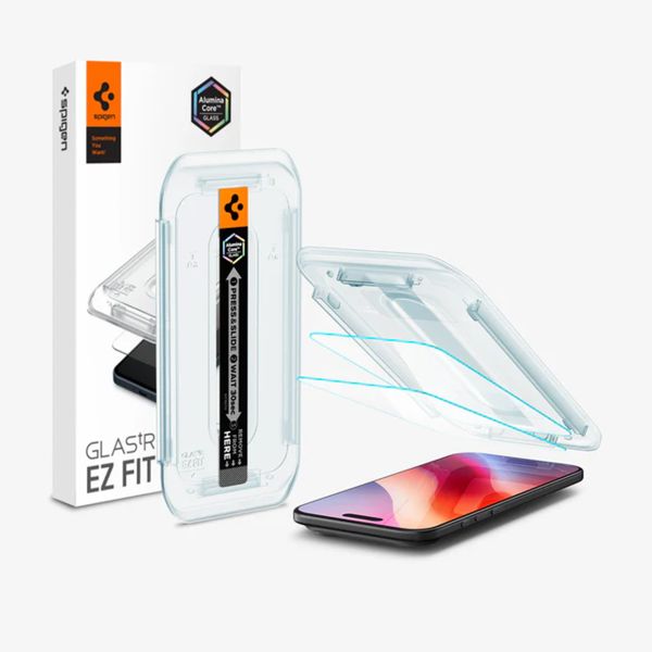 Spigen GLAStR EZ Fit Screenprotector 2 Pack + Applicator Apple iPhone Air