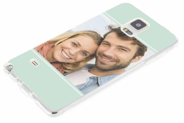 Ontwerp je eigen Samsung Galaxy Note 4 gel hoesje - Transparant