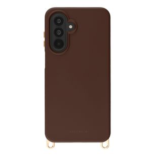 Selencia Rivièra MagSafe Backcover met afneembare haakjes Samsung Galaxy A17 (5G) / (4G) - Choco Brown