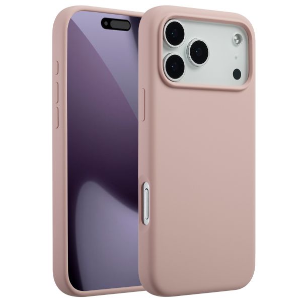 Accezz Liquid Silicone Backcover met MagSafe Apple iPhone 17 Pro Max - Roze