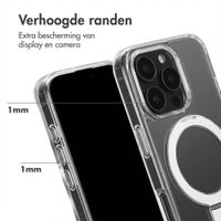Accezz Ring Stand Backcover met MagSafe Apple iPhone 16 Pro Max - Transparant