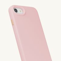 Selencia Rivièra MagSafe Backcover met afneembare haakjes Apple iPhone SE (2022 / 2020) / 8 / 7 / 6(s) - Sorbet Pink