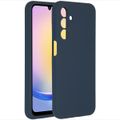 Accezz Liquid Silicone Backcover Samsung Galaxy A25 (5G) - Donkerblauw