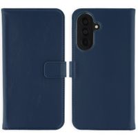 Selencia Echt Leren Bookcase Samsung Galaxy A37 (5G) - Donkerblauw