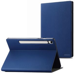 Accezz Classic Tablet Case Samsung Galaxy Tab S10 Ultra / Tab S9 Ultra - Donkerblauw