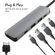 Accezz 5-in-1 USB-C Hub - 4K 30Hz Ultra HD - 100 Watt opladen - Docking station