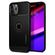 Spigen Rugged Armor Backcover iPhone 12 (Pro) - Zwart