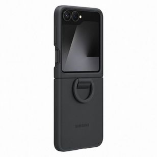 Samsung Originele Silicone Cover Ring Samsung Galaxy Z Flip 6 / Flip 7 FE - Black