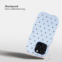 Selencia Vivid Wavy Backcover met MagSafe Apple iPhone 15 Pro - Happy Dots Digital Sky