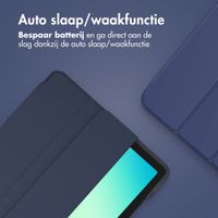 Accezz Smart Silicone Bookcase Samsung Galaxy Tab A11 Plus / A9 Plus - Donkerblauw