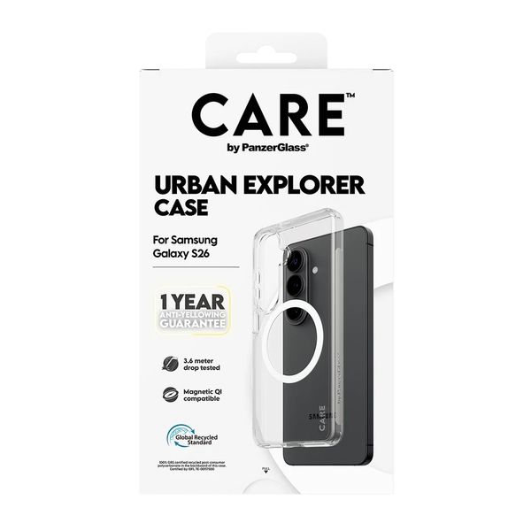 CARE by PanzerGlass Urban Combat Case Samsung Galaxy S26 - Wit