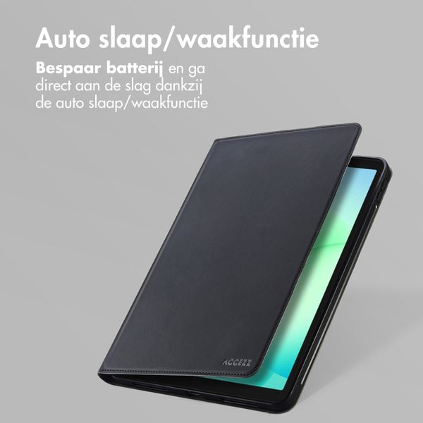 Accezz Classic Tablet Case Samsung Galaxy Tab A11 - Zwart