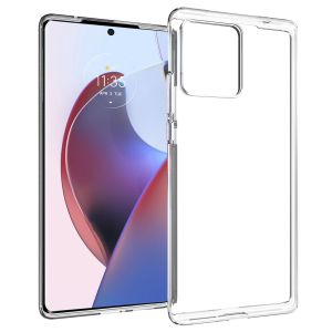 Accezz Clear Backcover Motorola Moto Edge 30 Ultra - Transparant