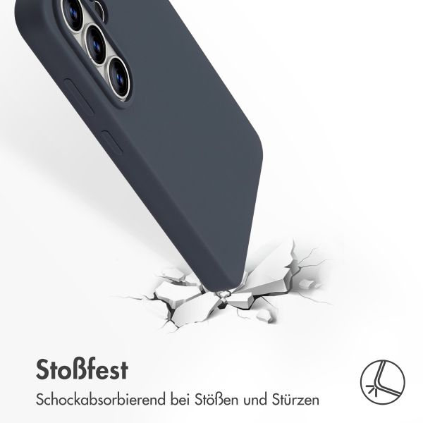 Accezz Liquid Silicone Backcover met MagSafe Samsung Galaxy S26 Ultra - Donkerblauw