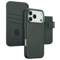 Accezz Leather Bookcase 2-in-1 met MagSafe Apple iPhone 17 Pro Max - Cedar Green