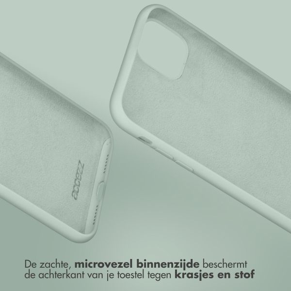 Accezz Liquid Silicone Backcover Apple iPhone Xr - Sky Blue