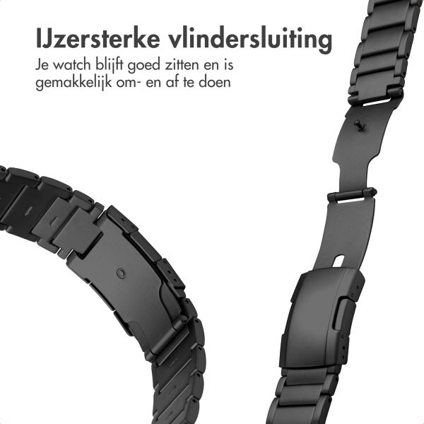 Accezz Mat Titanium bandje voor de Samsung Galaxy Watch Ultra (2024/2025) - Zwart