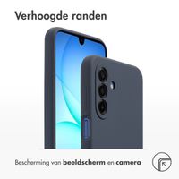 Accezz Liquid Silicone Backcover Samsung Galaxy A17 - Donkerblauw