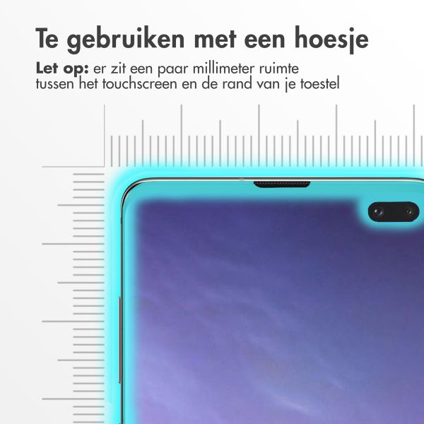 Accezz Gehard Glas Full Cover Screenprotector Samsung Galaxy S10 Plus