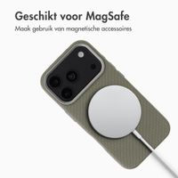 Accezz Mesh Backcover met MagSafe Apple iPhone 17 Pro Max - Donkergrijs