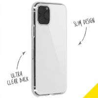 Accezz Clear Backcover Apple iPhone 11 Pro - Transparant