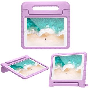 Accezz Kidsproof Backcover met handvat iPad 9 (2021) 10.2 inch / iPad 8 (2020) 10.2 inch / iPad 7 (2019) 10.2 inch - Lila