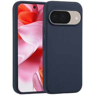 Accezz Liquid Silicone Backcover Google Pixel 10 / 10 Pro - Donkerblauw
